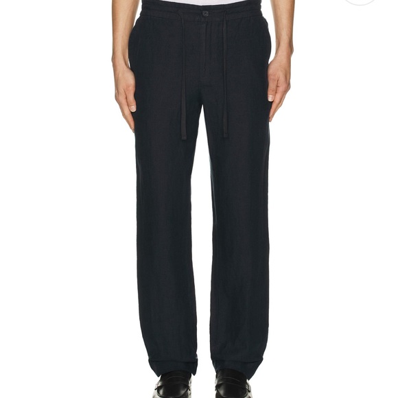 Vince Other - Vince Lightweight Hemp Pants in Coastal Blue Flat Front Button Zip Mens Small